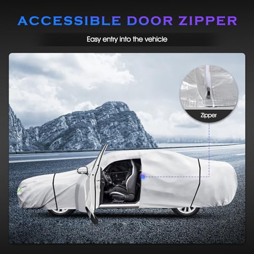 Car Cover Custom Fit for Toyota Camry 1996 (Fit for Toyota Camry / Honda Accord Silver)