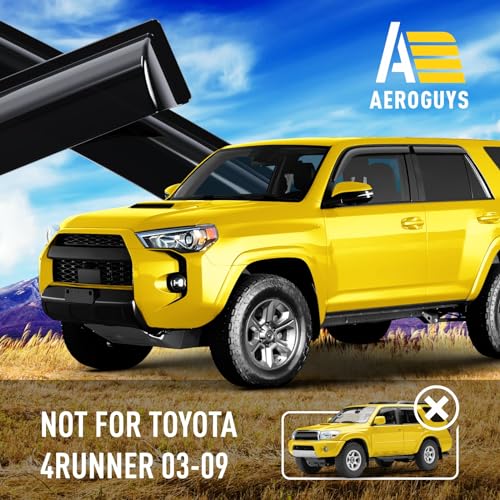 Extra Durable Window Deflectors Tape (For Toyota 4Runner 10-24 Tape-on)