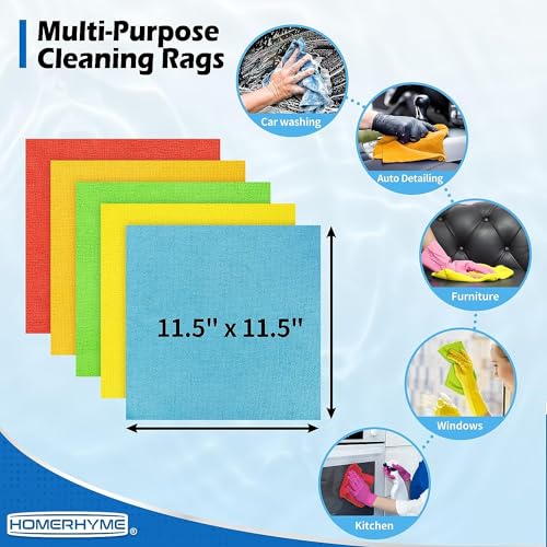 Microfiber Towels for Cars (Assorted / 24 Pack)