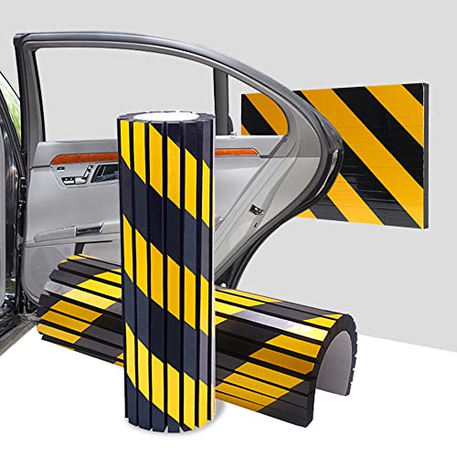 Garage Wall Protector Foam Wall Bumper Column Guard for Parking Lot 4 Pack (Yellow / 4 pack)