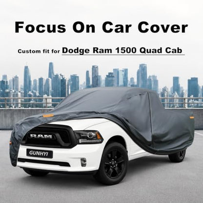 Premium Truck Cover Custom Fit Dodge Ram 1500 Quad Cab Short Bed (07 Dodge / 7.16 Dodge Ram 1500 Quad Cab Short Bed)