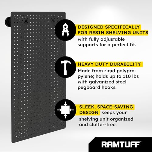 Universal PegBoard Kit for Plastic Shelving