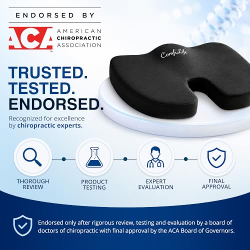 Doctor Recommended Seat Cushion (Black / Large)