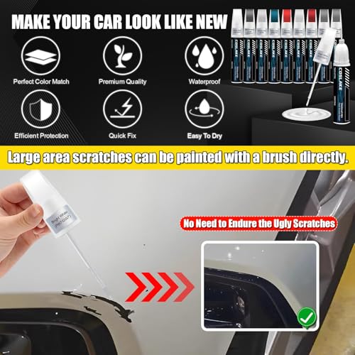Car Touch Up Paint (Bright White(PW7/GW7) for 2025 Pacifica/2025 Pacifica Plug-in Hybrid/2024 Pacifica/2024 Pacifica Plug-in Hybrid/2023 Pacifica/2023 Pacifica Plug-in Hybrid/2025 Voyager/2024 Voyager/2023 Voyager)