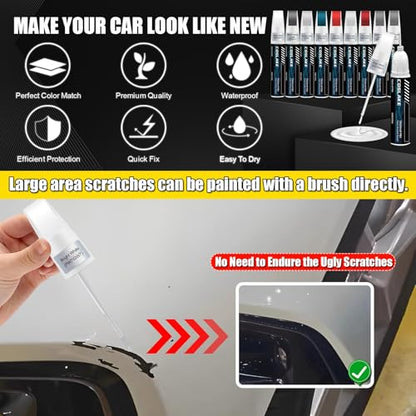 Car Touch Up Paint (Bright White(PW7/GW7) for 2025 Pacifica/2025 Pacifica Plug-in Hybrid/2024 Pacifica/2024 Pacifica Plug-in Hybrid/2023 Pacifica/2023 Pacifica Plug-in Hybrid/2025 Voyager/2024 Voyager/2023 Voyager)