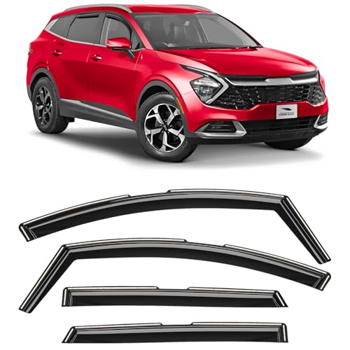 in Channel Extra Durable Rain Guards for Kia Sportage 2023 (For Sportage 23-26)