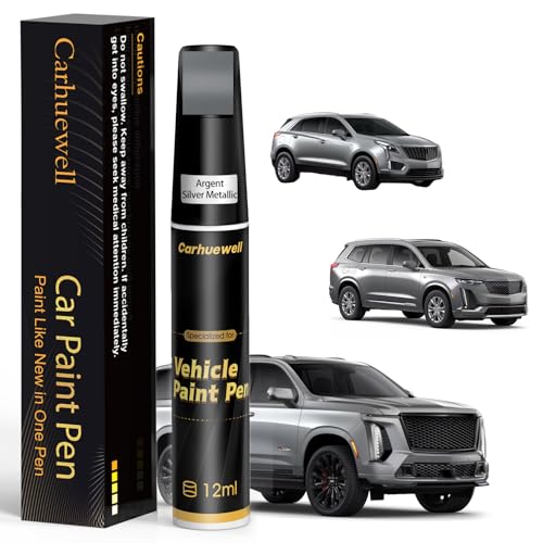 Touch Up Paint for Cadillac Argent Silver Metallic (For Cadillac / Argent Silver Metallic(GXD/WA130H) for CT4/CT5/Escalade/LYRIQ/XT4/XT6/XT5/Celestiq/Optiq/Vistiq)