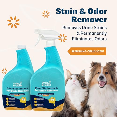 Urine B Gone Enzyme Cleaner for Human & Pet Urine (32 Fl Oz (Pack of 2))