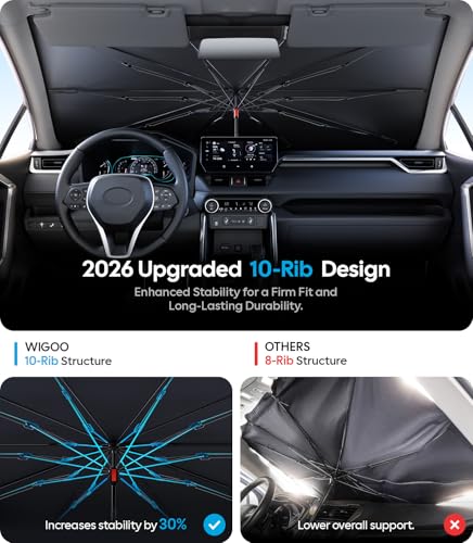 Car Windshield Sun Shade Umbrella (A6 67.7*37.4 in)
