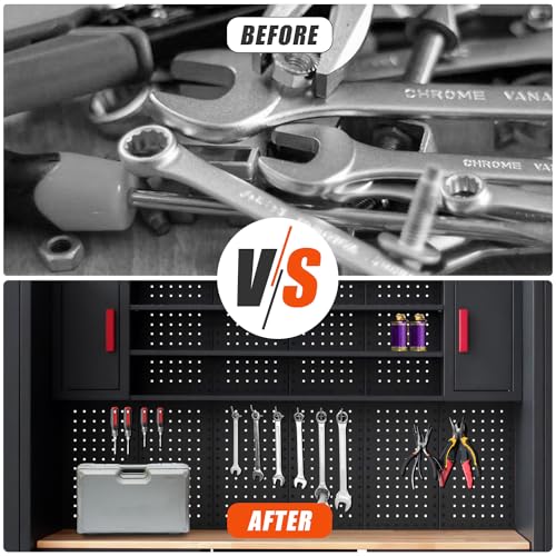 Garage Cabinet Storage System (Black-9pcs)