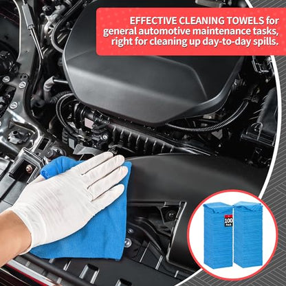 Shop Towels 100 Pack Microfiber Towels for Cars