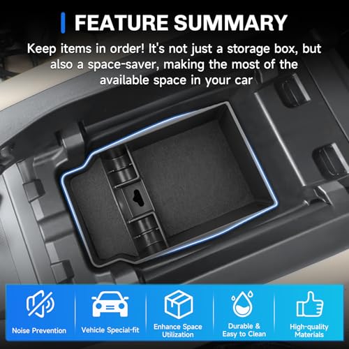 2PCS for 2026 Mazda CX5 Center Console Organizer+Protective Mats