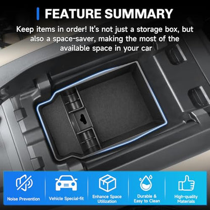 2PCS for 2026 Mazda CX5 Center Console Organizer+Protective Mats
