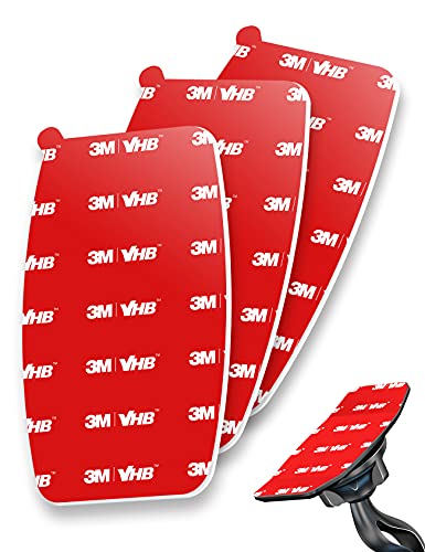 3 Pack 3M VHB Adhesive Pad Magnetic Phone Holder for Car (3-Pack VHB Adhesive Pad)