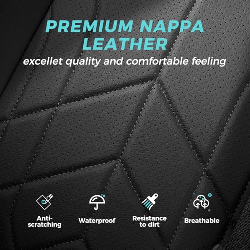 for Toyota RAV4 Seat Covers 2013 2014 2015 2016 2017 2018 RAV 4 XLE SE Limited Platinum Adventure (Black / 2013-2018 Limited/XLE/SE/Platinum/Adventure)