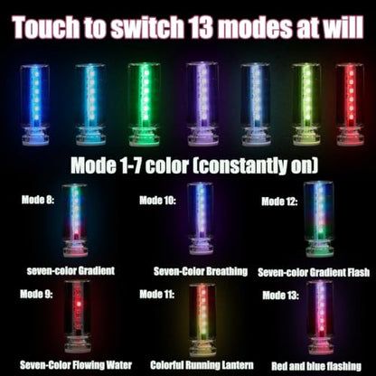 13 in 1 Car USB Night Light (1Pcs)