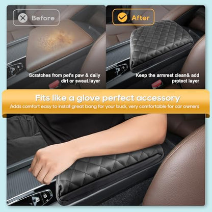 Armrest Cover for 2018 (1)For 2018-2026 XC60 Regular)