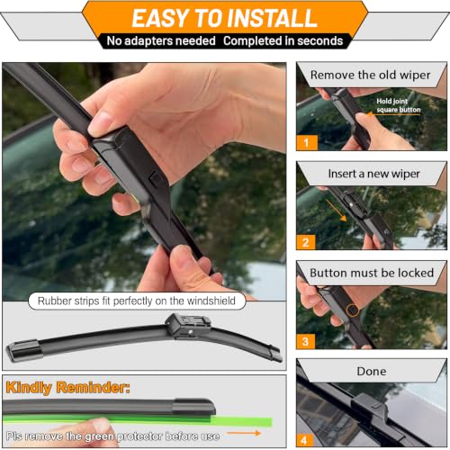 Windshield Wiper Blade Replacement for BMW X5 2019 (26"+20"+14B")
