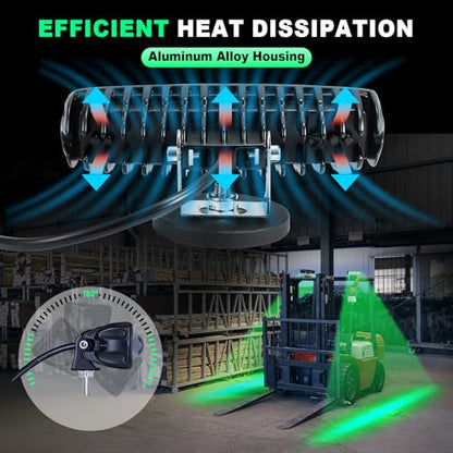 LED Green Line Forklift Safety Light Warehouse Hazard Warning (Green)