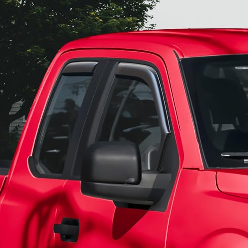 in Channel Extra Durable Rain Guards for Ford F150 2015 (For F150 15-20)