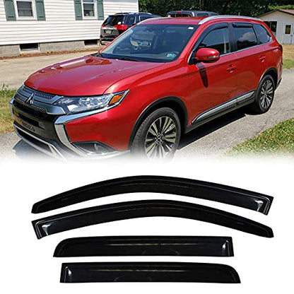 Window Visors Rain Guards for 2011 (2011-2020 Outlander)
