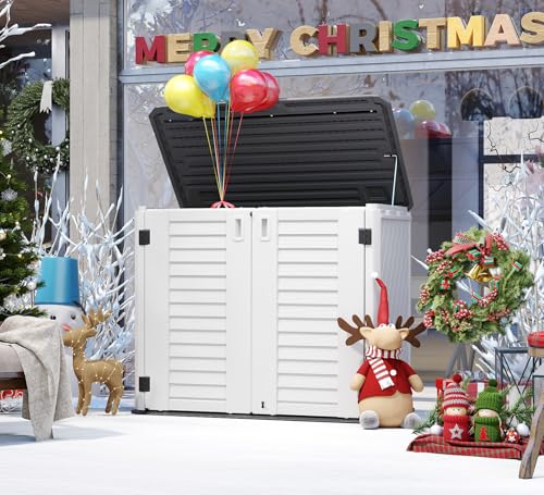 Storage Shed Weather Resistance (Ivory-White)