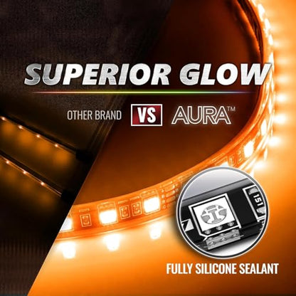 Aura Pro RGB Grille Accent Lights 24" with App & Remote Control (24” LED Strips / RGB (Red, Green, Blue))