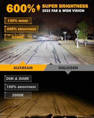 Q25 Series 9005 HB3 Fog Lights 9005 Powersports Lights 20000LM (Q25 9005)