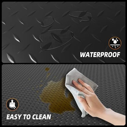 8.2 x 23 ft Garage Floor Mat (Black / 8.2 x 23 ft)