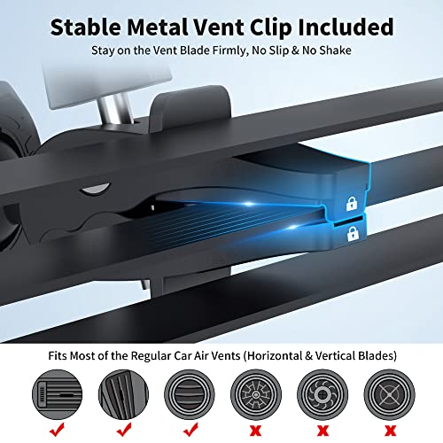 Car Windshield Magnetic Phone Mount Holder for MagSafe iPhones (Car Dash, Windshield or Vent)