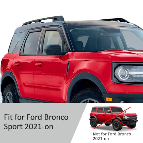 in Channel Rain Guards for Ford Bronco Sport 2021 (For Bronco Sport 21-26)