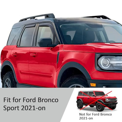 in Channel Rain Guards for Ford Bronco Sport 2021 (For Bronco Sport 21-26)