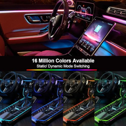 Interior Car LED Strip Lights with Wireless APP