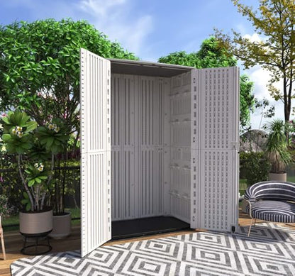 Storage Shed Weather Resistance (Off-White)