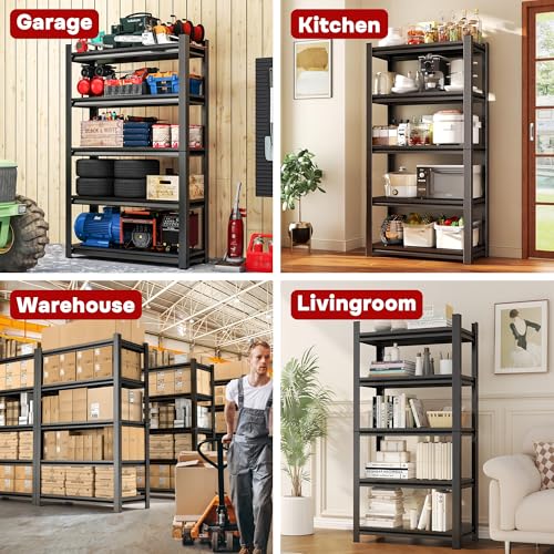 45"W*16"D Garage Shelving Unit (5 Tier 63"H x 45"W x 16"D)