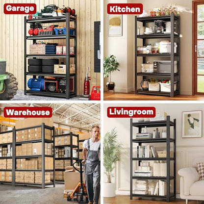 45"W*16"D Garage Shelving Unit (5 Tier 63"H x 45"W x 16"D)
