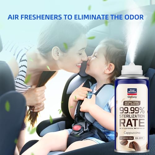 Glodway Whole Car Air Refresher (6 Fl Oz (Pack of 1) / Brown)