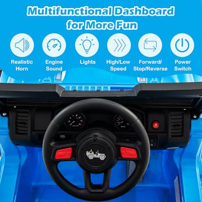Kids Ride on Car Truck with 2.4G Remote Control (Blue)
