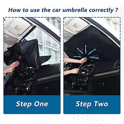 Fantasy Scary Laugh Cat Black Windshield Sun Shade Umbrella Cheshire Cat Halloween Foldable Car Front Window Sunshade Blocks UV Rays Heat Keep Vehicle Cool (multi 7)