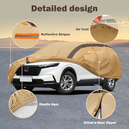 Camaro Car Cover Waterproof All Weather Compatible with Chevy Camaro (A Compatible with Honda CRV)