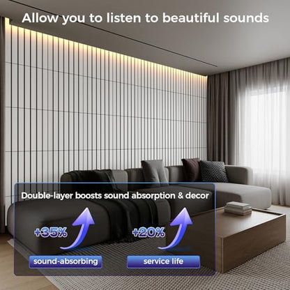 16 Pack 2 Layer Fold Soundproof Wall Panels