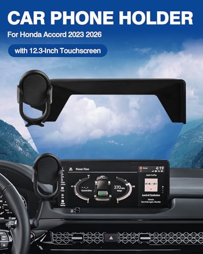 Car Phone Holder for 2023 (Auto-Look+Organizer / Honda Accord 23-26 12.3-inch)