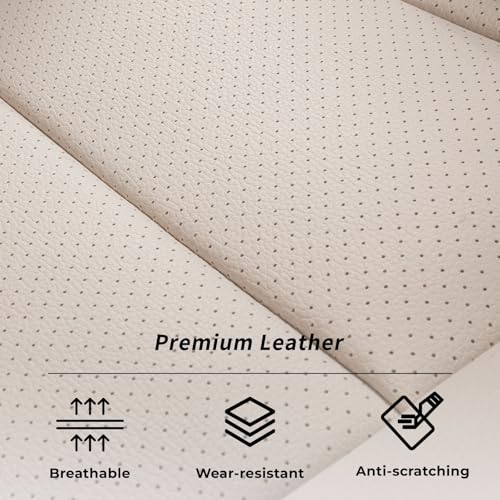 CRV Car Seat Covers Custom Fit for Honda 2015 (Leatherette(Beige) / 2015-2016 CRV LX,EX,SE,EX-L,Touring)