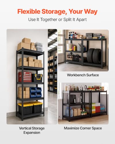 Storage Shelves (18" D x 31.5" W x 72" H)