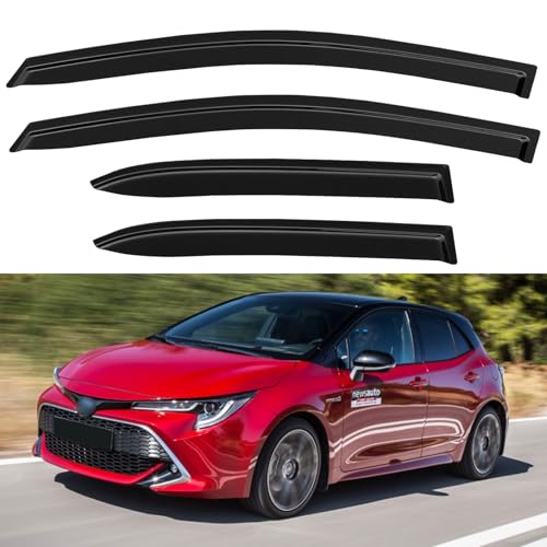 Window Visors Rain Guards for 2019 (2019-2026 Toyota Corolla Hatchback)