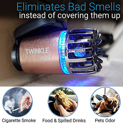 Car Air Purifier Ionizer (Matte Copper)