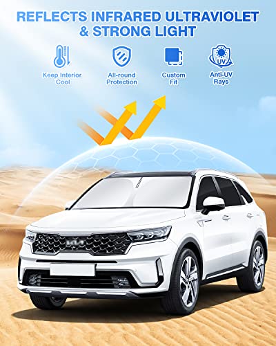 Windshield Sun Shade for 2021 (Kia Sorento 2021-Present)