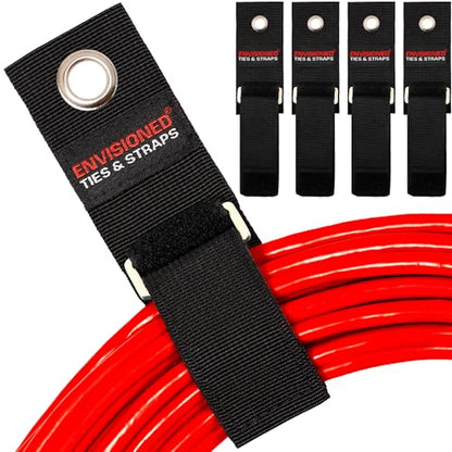 Heavy Duty Hanging Storage Cinch Straps with Metal Buckle (1.5" x 20")