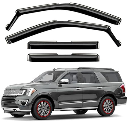 Window Deflectors Smoke Tinted in (For Expedition 18-24)