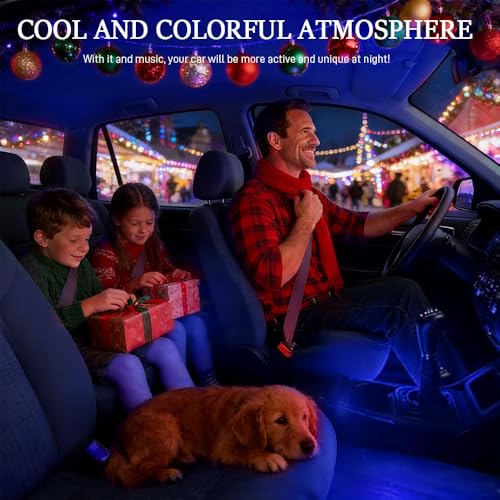 Car LED Strip Light (Blue / USB)